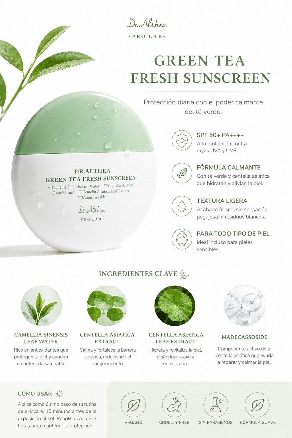 DR. ALTHEA GREEN TEA FRESH SUNSCREEN