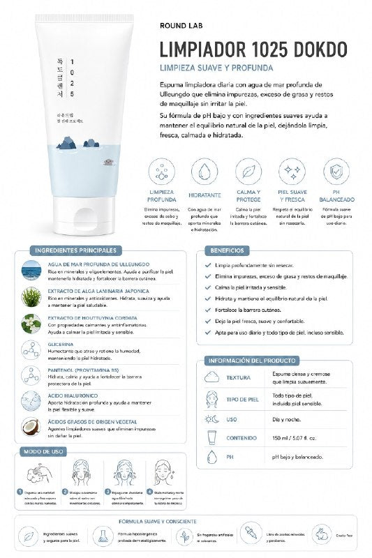 ROUND LAB 1025 DOKDO CLEANSER