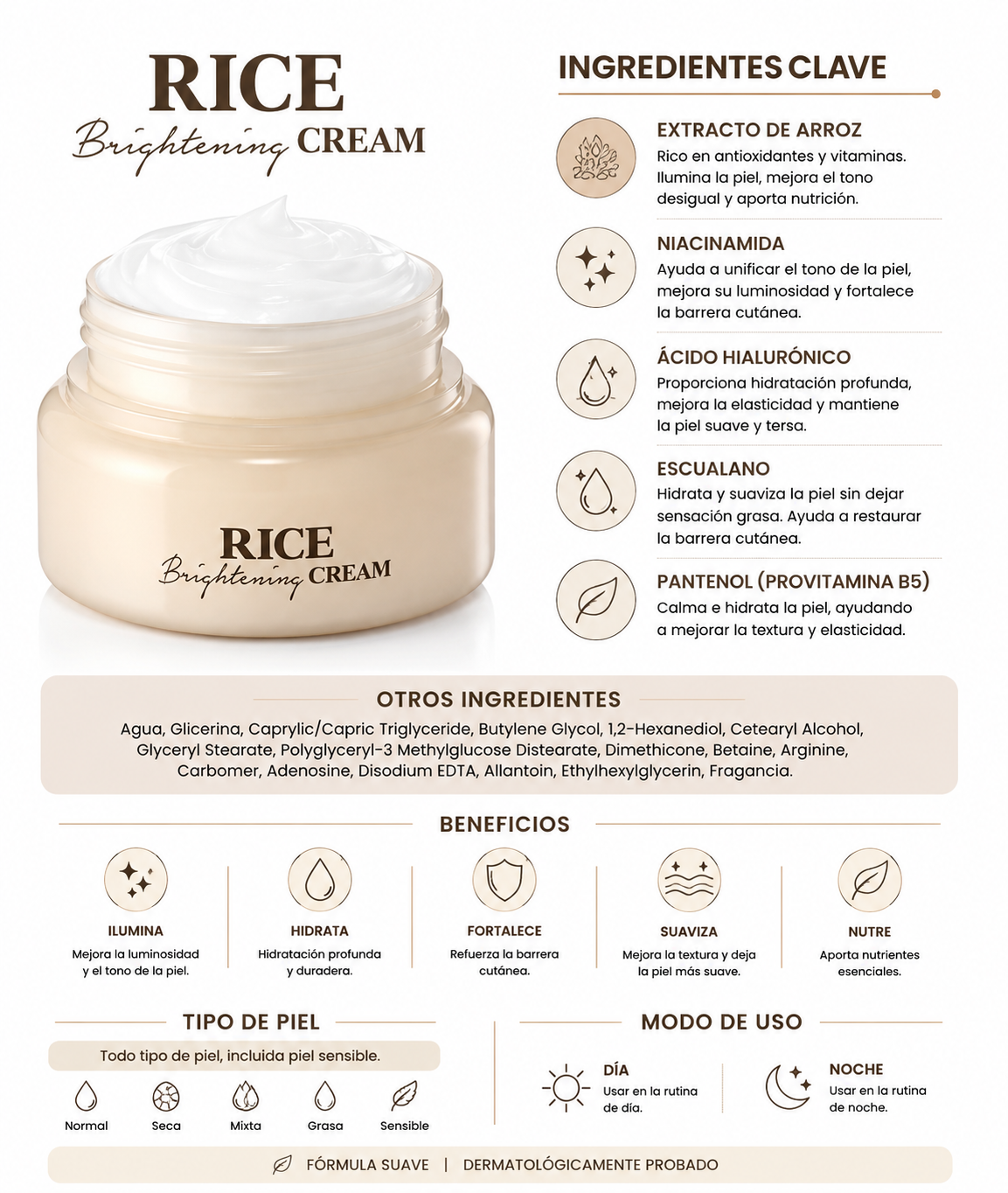 SKINFOOD RICE BRIGHTENING CREAM