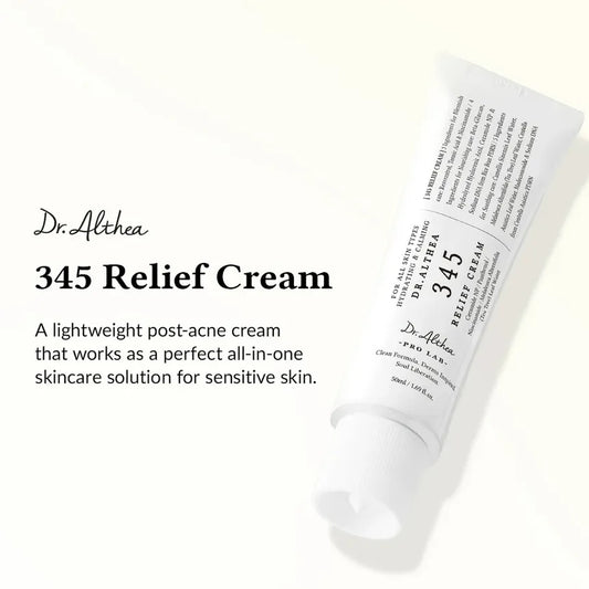 Dr. Althea 345 Relief Cream – Crema Calmante e Hidratante para Piel Sensible y con Tendencia Acneica