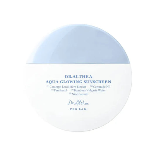 Dr. Althea Aqua Glowing Sunscreen SPF50+ PA++++ – Protector Solar Hidratante y Luminoso para Piel Sensible