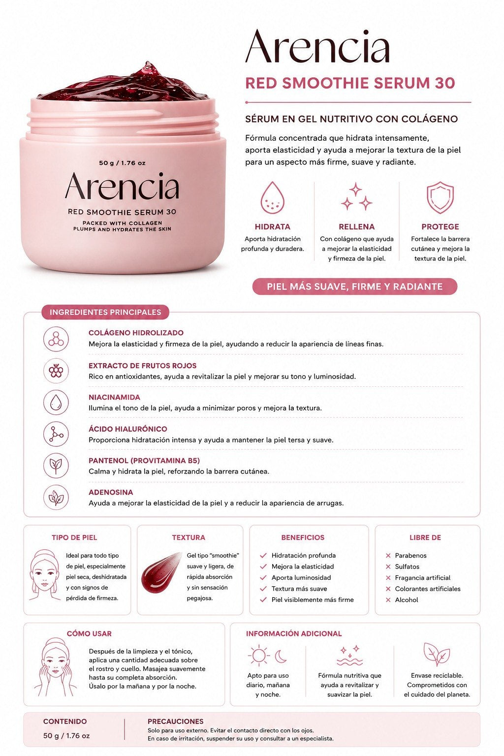 ARENCIA RED SMOOTHIE SERUM 30