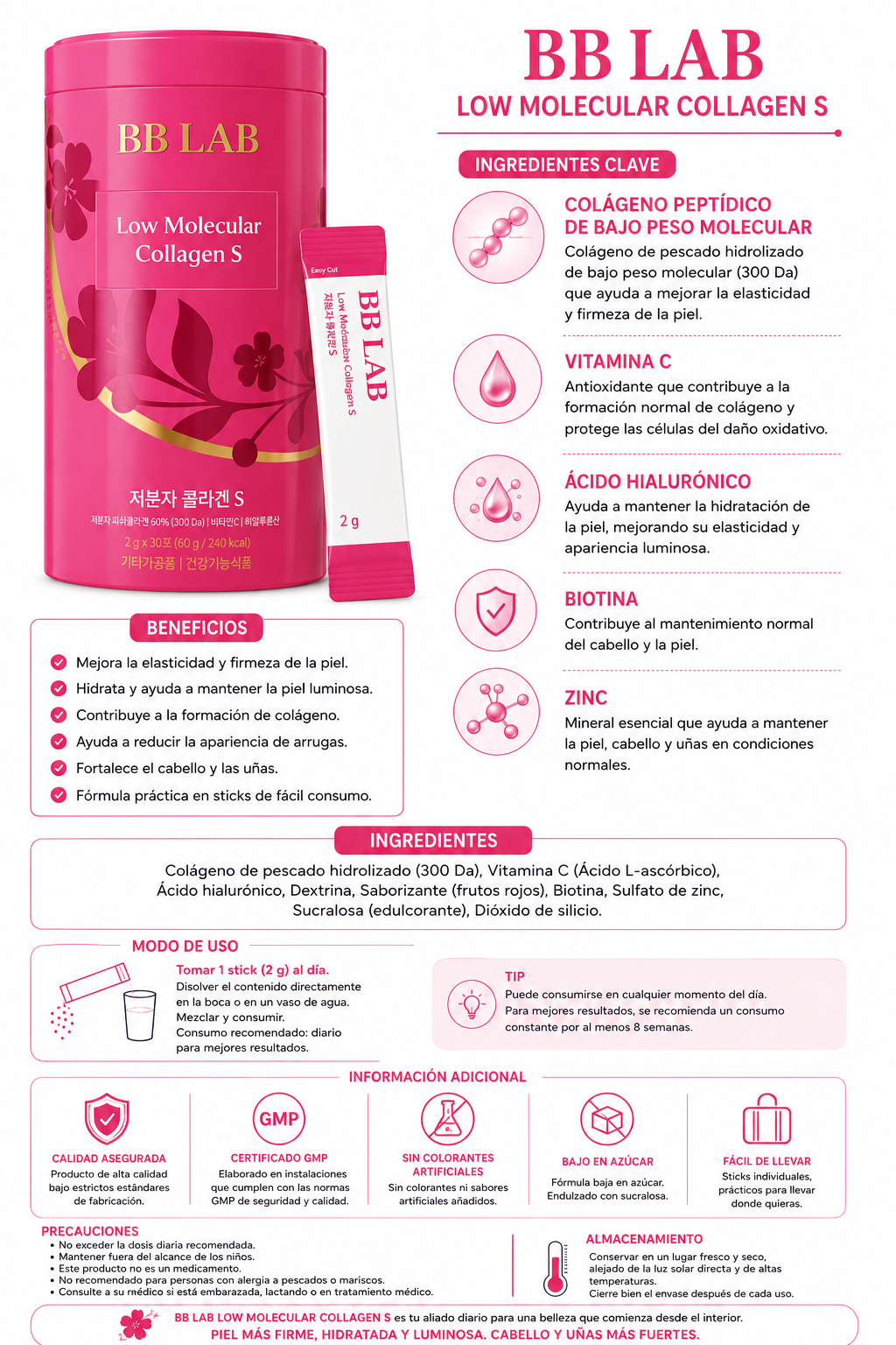 BB LAB LOW MOLECULAR COLLAGEN S