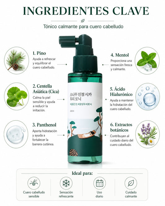 ROUND LAB PINE CICA CALMING SCALP TONIC
